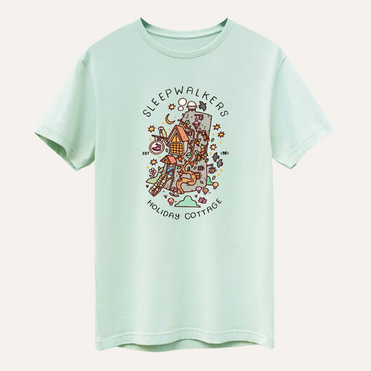 Holiday Cottage Tee - Seafoam