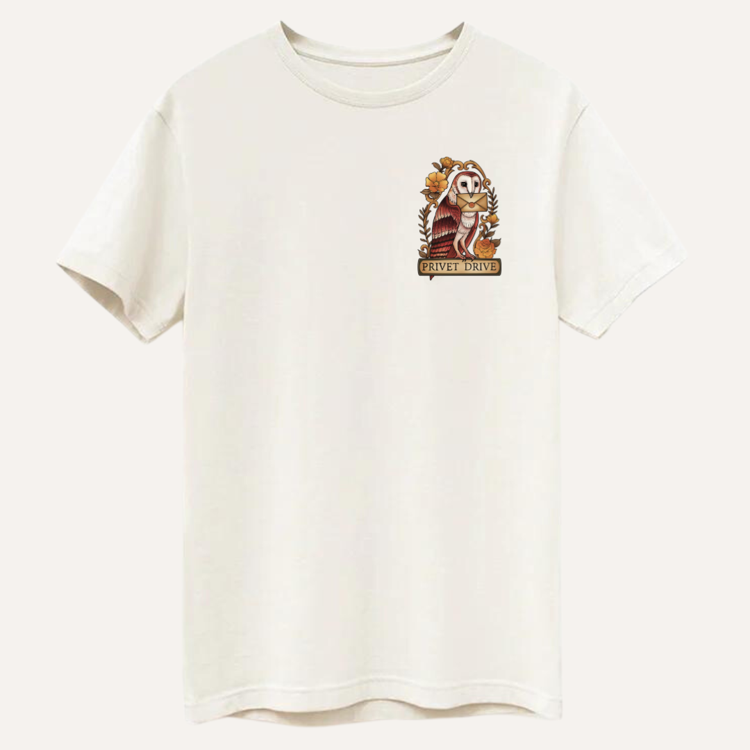 Owl Tee - Natural